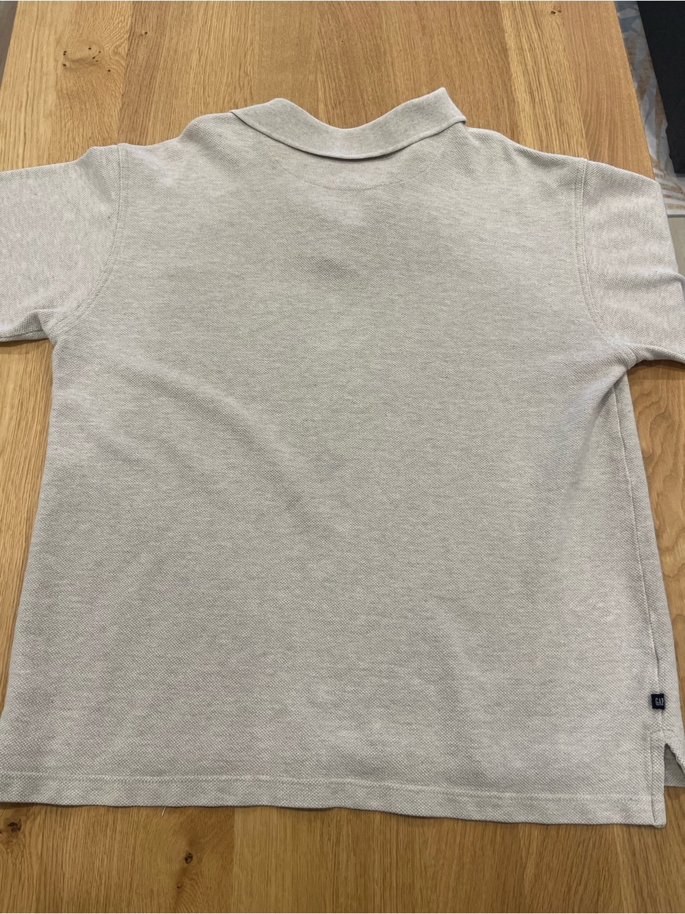 GAP Light Gray Henley Pullover Sweatshirt - Picture 6 of 6